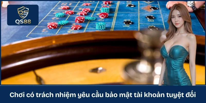 Chơi có trách nhiệm yêu cầu bảo mật tài khoản tuyệt đối